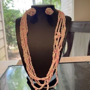 Necklace and earring set